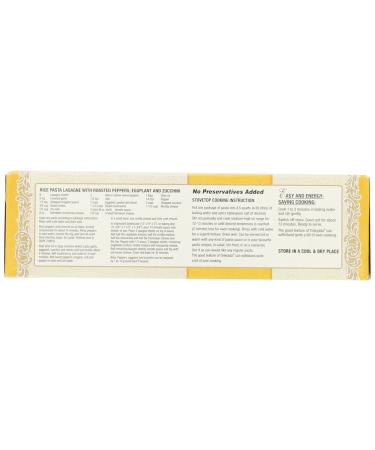 Tinkyada Brown Rice Pasta Lasagne - 10oz (Pack of 6) - Gluten-Free, Healthy Option - Buy Online on GoSupps.com