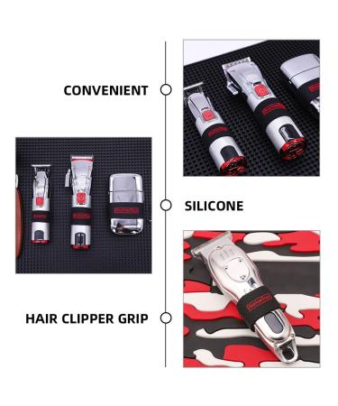 FRCOLOR Heat Resistant Hair Clipper Cover - 6 Pcs Silicone Barber Clipper Grips for Superior Control - Buy Online on GoSupps.com