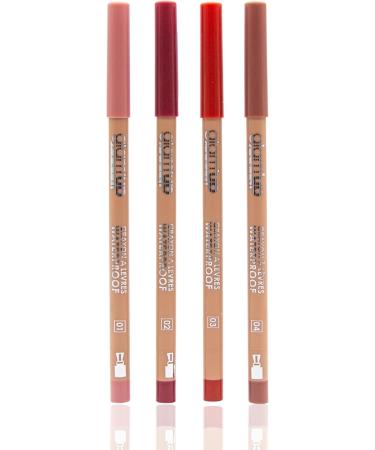  Glam Up Glam'Up Paris Retractable Lip Pencil Integrated Lead Sharpener Waterproof Zero Transfer Matte Finish No Smudging Long-Lasting N 03 Poppy - Buy Online on GoSupps.com