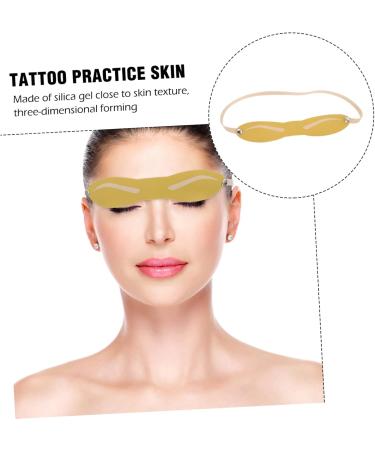 Balacoo 50 pcs Headband Skin Fake Supply Eyebrow Professional Practice for Silicone Beginner - Buy Online on GoSupps.com