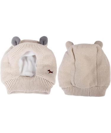Quiet Ears for Dogs Dog Snood Warm Dog Ears Cover Noise Protection for Anxiety Relief & Calming Pet beige - Buy Online on GoSupps.com