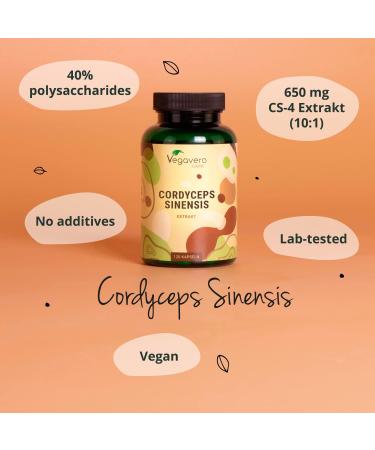 Cordyceps Sinensis Extract Powder - 120 Vegan Capsules (4-Month Supply) | Lab-Tested, Additive-Free - Buy Online on GoSupps.com