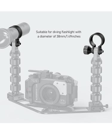 Starbea 38mm Adjustable Diving Light Arm Mount Clip DH-10 | Ideal for Underwater Photography and Torch Holding - Buy Online on GoSupps.com