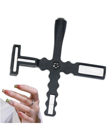 Nail Magnets for - Multi-Function Nail Magnets - Nail Design Tools Professional Cat Eye Stick for Salon Manicure Black