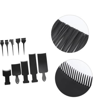 Set Hair Color Board Brush Hair Tint Kit Hair Coloring Kit Highlighting Board Hair Coloring Tool Hair Tint Board Hair Tint Brush Hair Tint Tool Suite Plastic Hair Dye 35x8cm black - Buy Online on GoSupps.com
