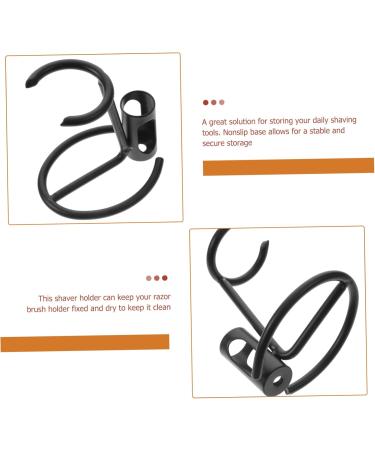 Beaupretty Shaver Holder & Organizer - Multifunctional Stand for Razors Toothbrushes Hairdryers | Premium Wood Design - Buy Online on GoSupps.com