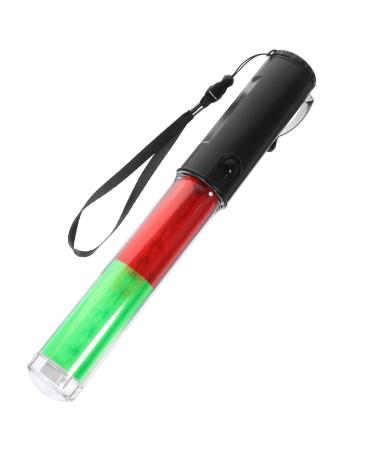 JECOMPRIS 26cm Led Traffic SafetyBaton Light Signal Traffic Wands Traffic Control Night Wands Air Marshaling Signal Wand Concert Luminous Stick for Car Directing Police Green
