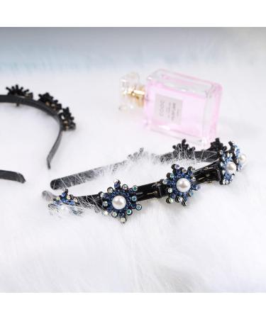 Tseenyi Strass Hairyard Headband - Anye Pony Needle Card Edition Crystal Hair Band for Women & Girls - Boho Jewelry - Valentine's Day Gift (Blue) - Buy Online on GoSupps.com
