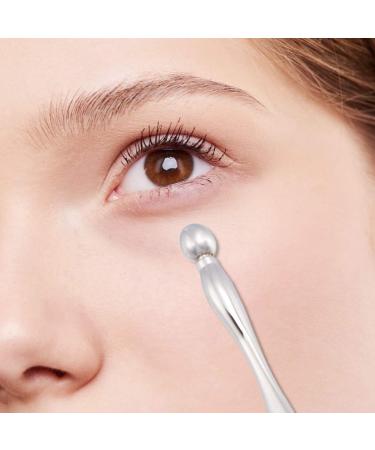 Minkissy Eye Cream Applicator Set - 2-Piece Silver Face & Eye Massage Spatula for Optimal Eye Care - Buy Online on GoSupps.com
