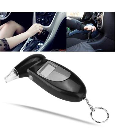 Professional Alcohol Breath Tester Analyzer - Digital Detector with 5 Mouthpieces, LCD Screen, Portable Design - Buy Online on GoSupps.com