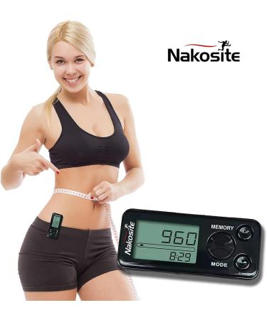 Buy Nakosite PEDI2433-NVB Pedometer - Accurate App-Free Tracker for All Ages | Distance & Calories | No Bluetooth Required - Buy Online on GoSupps.com