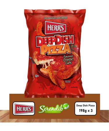 Herr's Deep Dish Cheese Flavoured Buckles 198g Pack of 3 - Buy Online on GoSupps.com