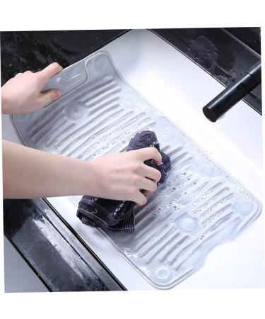 Solustre 6 STK Silicone Washing Board - Vintage Shirt Hand Wash Tools Slide-Resistant Mini Laundry Board for Soft Washing & Kids - Buy Online on GoSupps.com