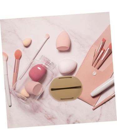 Healeved 1set Powder Puff Storage Box Sucker Miss Silica Gel Cosmetics Khaki 20X4.8CM - Buy Online on GoSupps.com