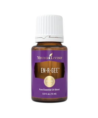 Young Living En-R-Gee Essential Oil 15ml - Invigorating Aromatherapy - Boost Energy Vitality and Mental Focus - Topical & Aromatic - Energize Your Body and Mind