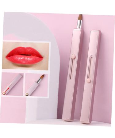 Didiseaon 1pc Lip Brush Applicators Chinese Hair Clip Foundation Makeup Professional Makeup Brush Makeup Applicators Major Aluminum Tube Luster Pink - Buy Online on GoSupps.com
