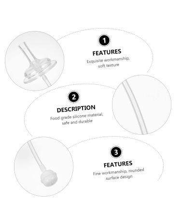 Ibasenice Baby Bottles - 8 Pack Silicone Lids Heat-Resistant Feeding Bottles for Infants Transparent Design - Perfect for International Shipping - Buy Online on GoSupps.com