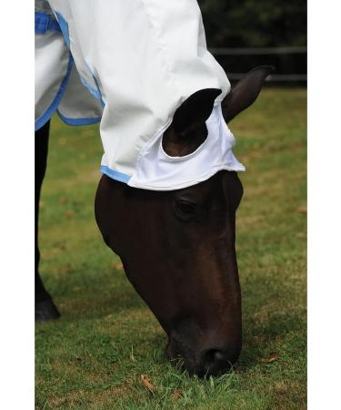 Weatherbeeta Sweet Itch Shield Combo Neck Fly Rug 7ft - White & Blue | Best Protection for Horses | International Shipping Available - Buy Online on GoSupps.com