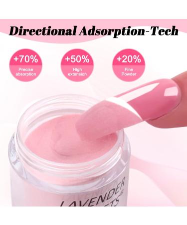 Lavender Violets 36 Colours Dip Nails Powder Starter Kit for Salon-quality Manicures | Nude Pink, Skin Tones, Red, Yellow Glitter French Acrylic Dipping Nail Powder Set - M953 - Buy Online on GoSupps.com