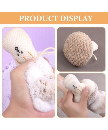 Beaupretty Cute Facial Sponge Mushroom Design Face Washing Scrubber Face Cleaner Exfoliating Sponge for Girls Women - Buy Online on GoSupps.com