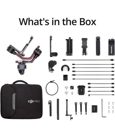 DJI RS 2 Combo 3-Axis Gimbal Stabilizer for DSLR & Mirrorless Cameras | Nikon, Sony, Panasonic, Canon, Fuji | 10lbs Payload | 1.4 Touchscreen | Carbon Fiber | Black - Buy Online on GoSupps.com