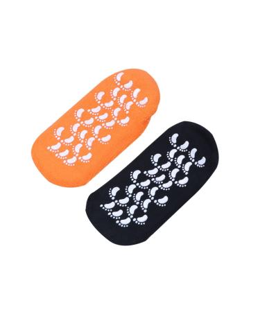 FOMIYES 2 Pairs Treat Dry Heel Foot Moisturizer Socks Women Floor Socks Ladies Socks Whitening Cotton Socks Repairing Dry Feet Socks Spa Gel Socks Open Toe Socks Man Moisturizing