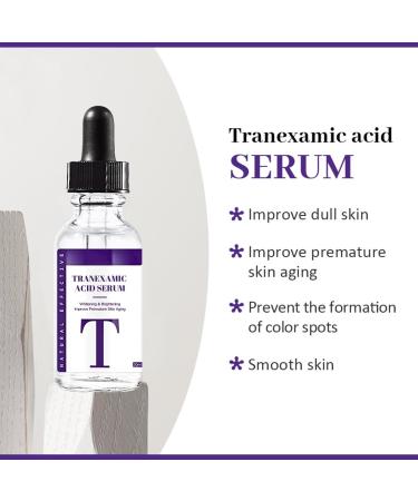 Tranexamic Acid Serum Tranexamic Acid Face Serum Brightening Serum for Face Dark Spot Remover for Face Txa Dark Spot Correcting Serum Reduces Hyperpigmentation Anti Wrinkle Hydrating - Buy Online on GoSupps.com