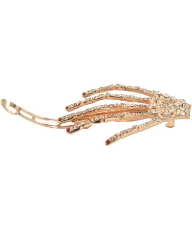 Punk Rock Devil Skeleton Hand Hair (Gold 1pc) - Buy Online on GoSupps.com