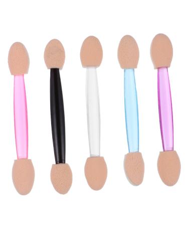 Ipetboom 5 boxes Eye Double-end Makeup Sided/Brush Cosmetic Eyeshadow Shadow Disposable Tool