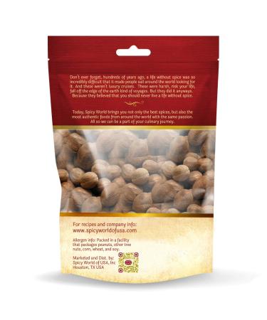 Spicy World Whole Nutmeg 3.5 Ounce - Authentic Indian Spice for Culinary Delights - Buy Online on GoSupps.com