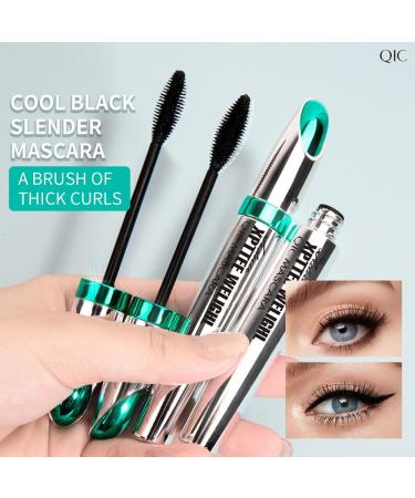HJOPA Thick Black Waterproof Mascara - Anti-Smudge, False Eyelashes Effect, Long-Lasting Eye Makeup - Buy Online on GoSupps.com