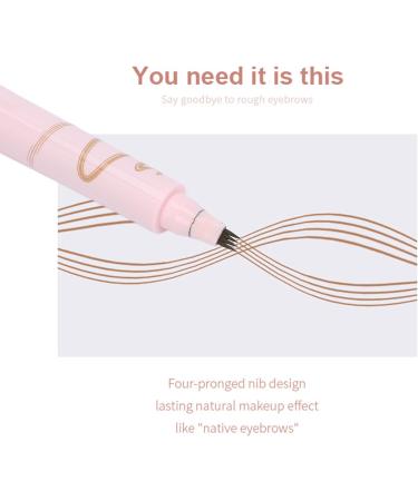 4g Liquid Eyebrow Pencil Long Lasting Makeup Eyebrow Pen Waterproof Vivid and Three Dimensional Eyebrow Gel Pen for All Eyebrow Types (Coffee) - Buy Online on GoSupps.com