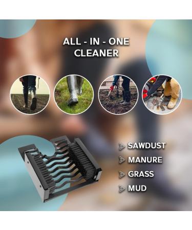 3-in-1 ACL Boot Scraper & Brush - Heavy Duty Shoe Cleaner for Wellingtons | Ideal for Outdoors - Buy Online on GoSupps.com