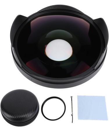 Asixxsix 0.3X Fisheye Lens 72mm Thread Mount Long Depth of Field Wide Angle Fisheye Lens with Hood for Camcorder Camera Photography Lens - Buy Online on GoSupps.com
