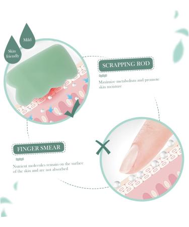Healeved 2-in-1 Jade Face Scraping & Trigger Point Board Portable Massage Devices & Tools for Ultimate Relaxation - Buy Online on GoSupps.com