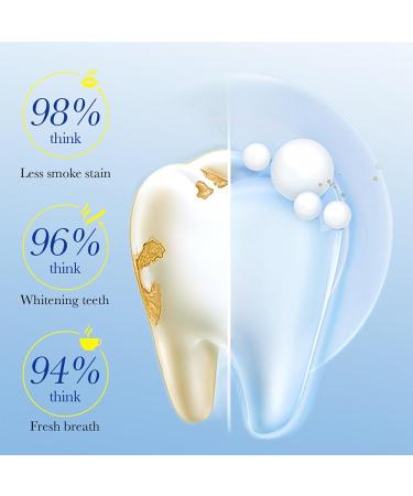  Nurvidis Whitening Toothpaste Whitening Toothpaste 2 Whitening Toothpastes Soft Mint Toothpaste Removes Tobacco Stains Coffee Stains Tea Stains and Yellow Teeth (A) - Buy Online on GoSupps.com