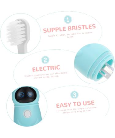 Partykindom Automatic Toothbrush Set for Kids | Soft PP Electric Oral Care | 1-Pack Blue - Buy Online on GoSupps.com