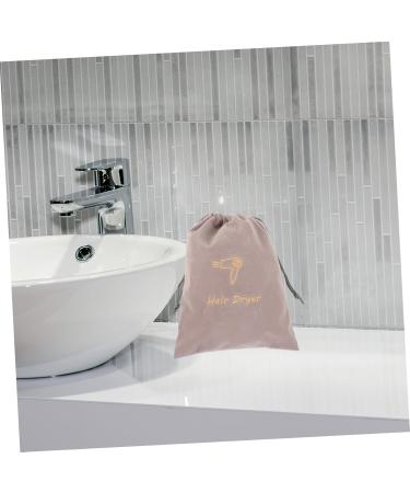 Angoily Travel Toiletry Bag Drawstring Fabric Bags Hair Dryer Bag for Travel Hairdressing Tool Jewelry Bag - Buy Online on GoSupps.com