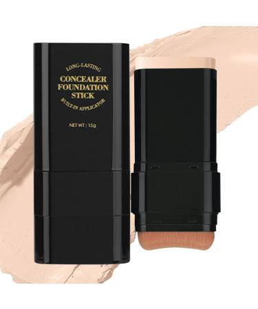 G n rique Foundation Makeup Sleek High-performance Full Coverage Stick Foundation Moisturizing Foundation 15G For Women | Multipurpose Outdoor Indoor Utility Durable