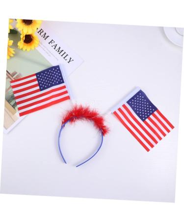 FRCOLOR United States Flag America Flag Ladies Headbands American Flag Women Headband Hairband Flag Hair Hoop Flag Headband Miss Girl Headgear medium As Shown - Buy Online on GoSupps.com