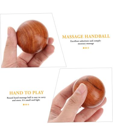 Frcolor Handball Massage Balls - Wooden Fitness & Gymnastics Rolling Balls for Stress Relief | International Shipping - Buy Online on GoSupps.com