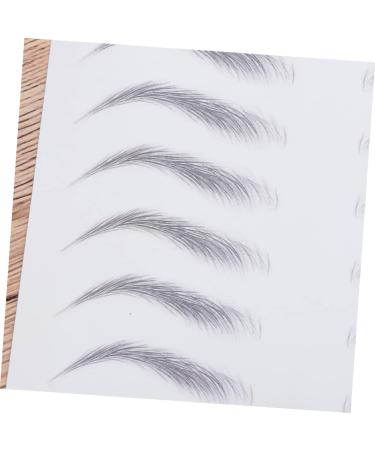 WOFASHPURET Eyebrow Stencils Realistic Eyebrow Tattoos 2pcs 3d eyebrow stickers women s suits lady tools Brow Makeup Grooming Shaping Shaper 4d Artificial Eyebrow - Buy Online on GoSupps.com