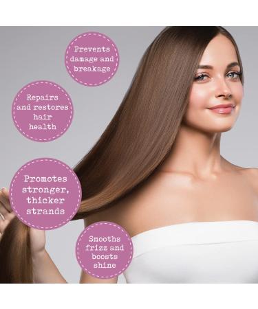 Coconut Keratin Strengthening Hair Mask - Repair Damaged Hair 250ml | Paraben Free Infused with Biotin & Coconut Extract - Buy Online on GoSupps.com