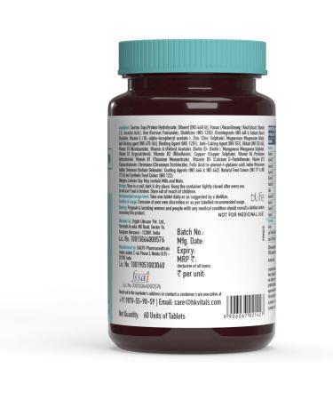 YANG Multivitamin for Men and Women With Zinc Vitamin C Vitamin D3 Multiminerals and Ginseng Extract Enhances Energy Stamina & Immunity 120 Multivitamin Tablets - Buy Online on GoSupps.com