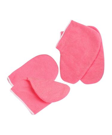 BESTYASH 1 ensemble Set de et Chaussettes de Soins Cire pour Th rapie Paraffine Kit de Bain de Cire avec et Couvertures pour Soins Domicile