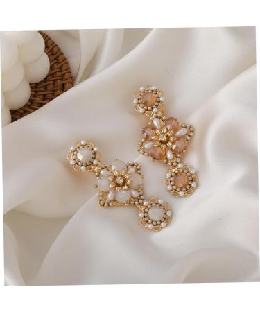 Ipetboom 1pc Hairpin Hair Pin Hair Clip Hair Barrettes Pearl Hair Barrette Floral Hair Accessories Hair Holder Decorations Holiday Fashion Hair Clamps Hair Styling Clip Bangs - Buy Online on GoSupps.com