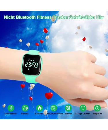 Buy Huyvmay Children's Fitness Watch | Waterproof Pedometer & Timer | 20 Days Battery Life | Perfect for Young Girls & Students - Buy Online on GoSupps.com
