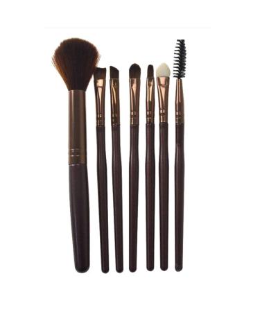 Makeup brush set aluminum practical partiesadult Makeup Brush Holders for Vanity (Color : Coffee Size : One Size) One Size Coffee
