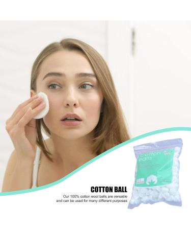 White Round Cotton Wool - Cotton Wool Balls | Cotton Pads Baby | Makeup Cleaning Tool Absorbent Lightweight | Household Needs Skin Prep Wound | Cleansing Everyday Use Cotton Balls for Babies 2. About 200 grains (about 0.5 grams) - Buy Online on GoSupps.com