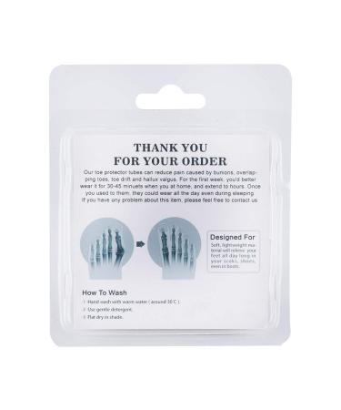 2 Pairs Toe Separator & Bunion Straightener - Pain Relief & Toe Stretchers for Overlapping Toes - Men and Women - Buy Online on GoSupps.com